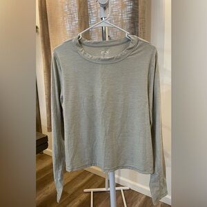 NWOT FLX Women's cream (some photos appear grey but it is cream)Long Sleeve Top